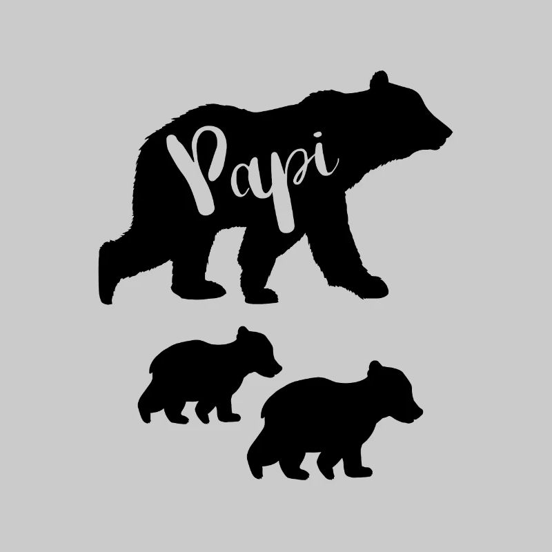 Shirt für Papi | Papi Bär Vatertagsgeschenk