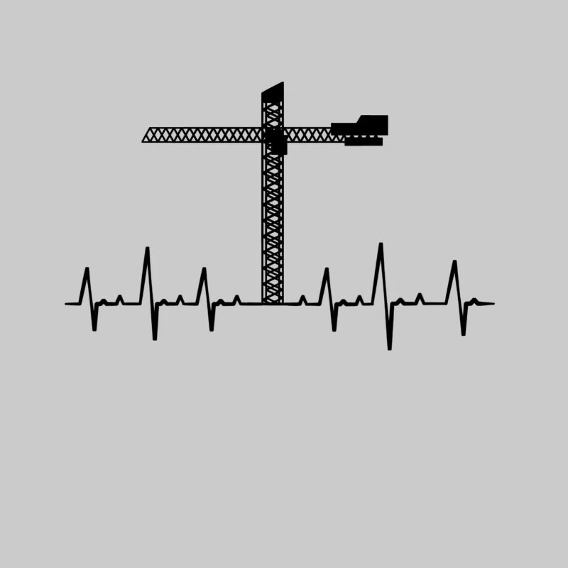 Crane cranes crane operator construction site excavator gift