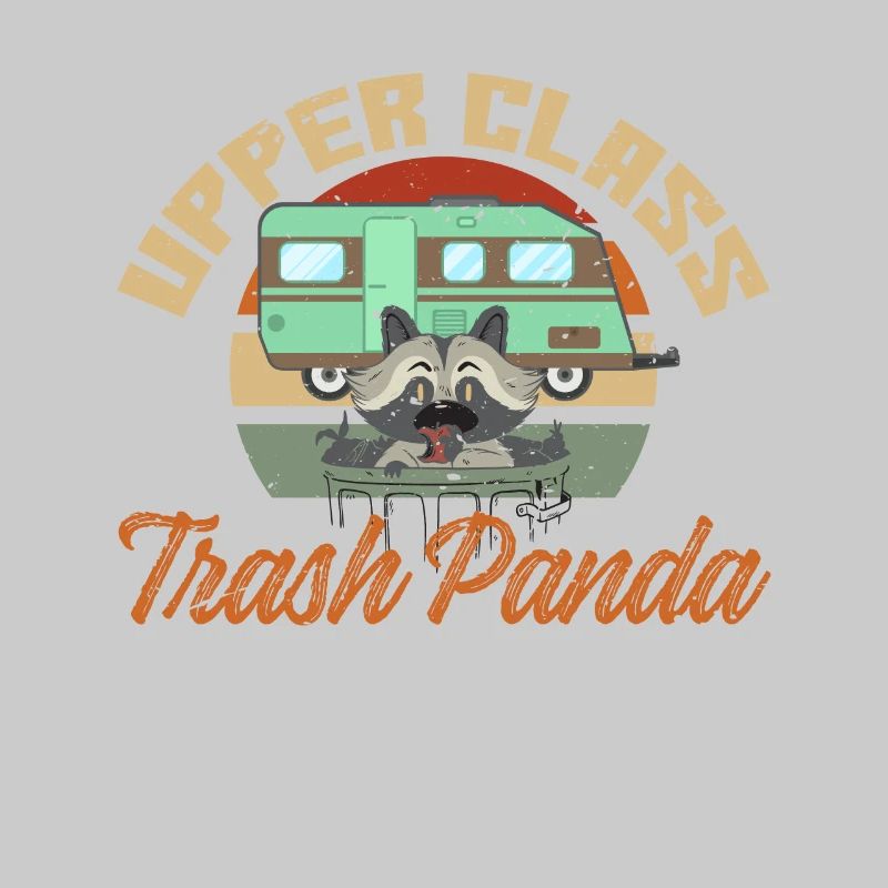 Upper class trash panda – Panda, bear, raccoon