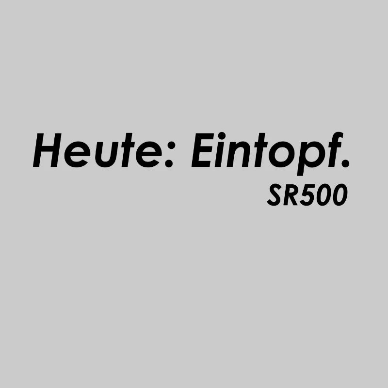 SR500 Eintopf schwarz
