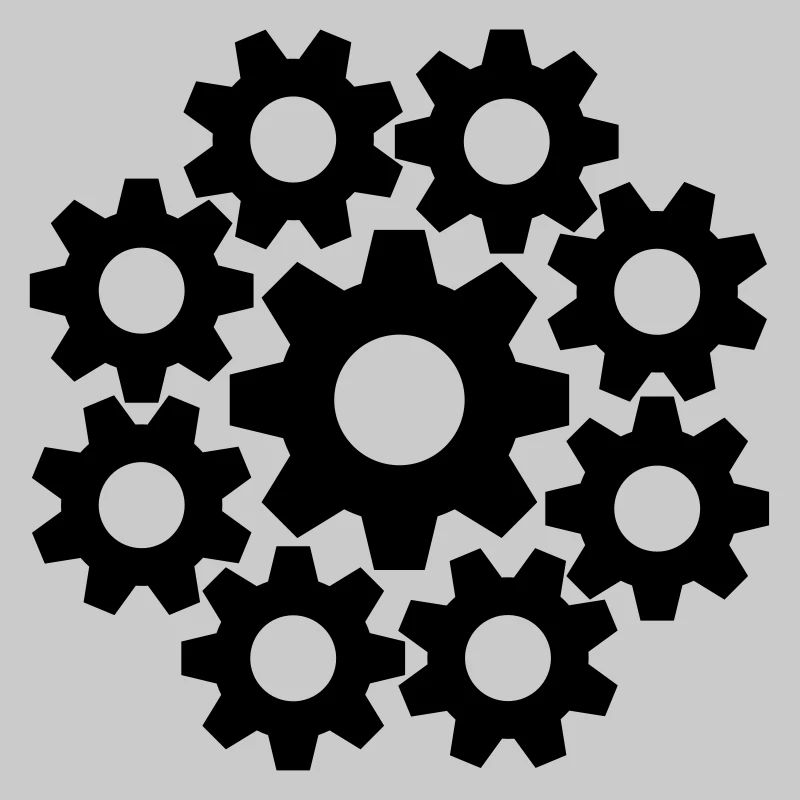 cool circle round pattern mechanical worker engineering