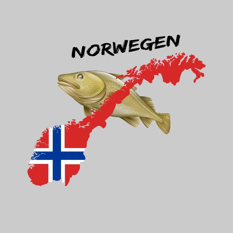norway cod card cod hunter gift