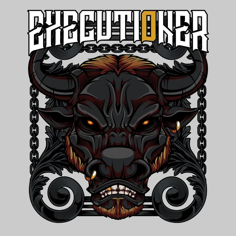 Executioner Bulle Stier Hausrind Wildtier Geschenk