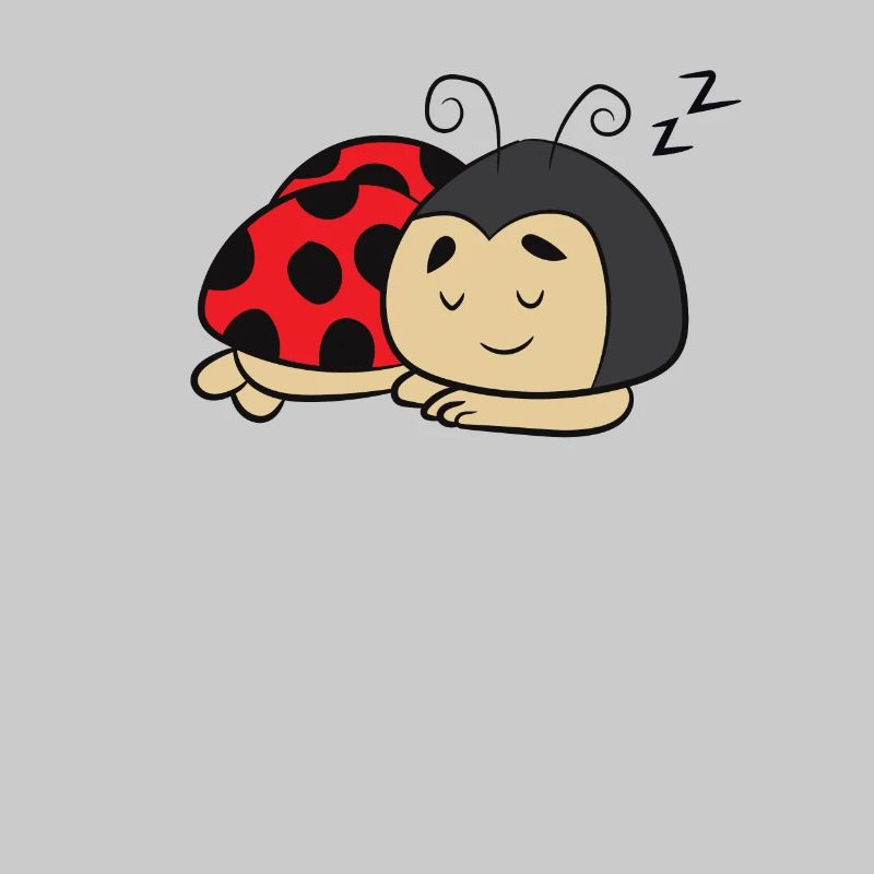 Ladybug Sleeping Tired Ladybug Napping Ladybug