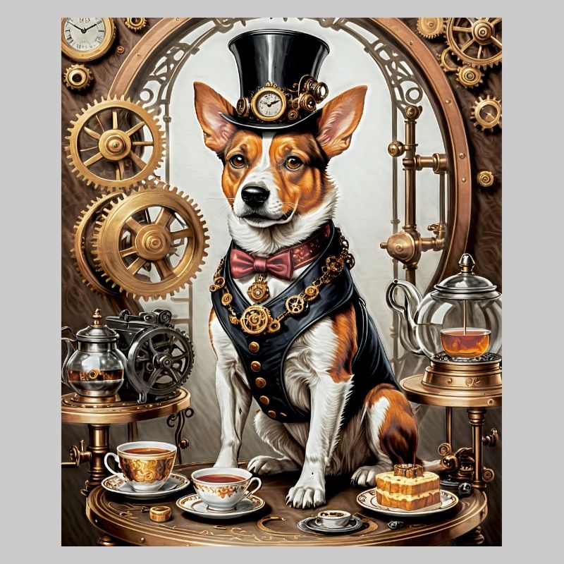 Corgi Steampunk Aristocrate Corgi Steampunk