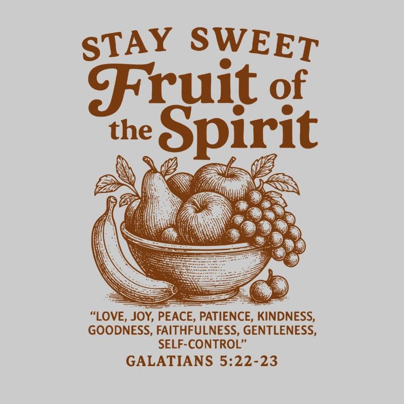 Fruit de l’ Conception de versets bibliques