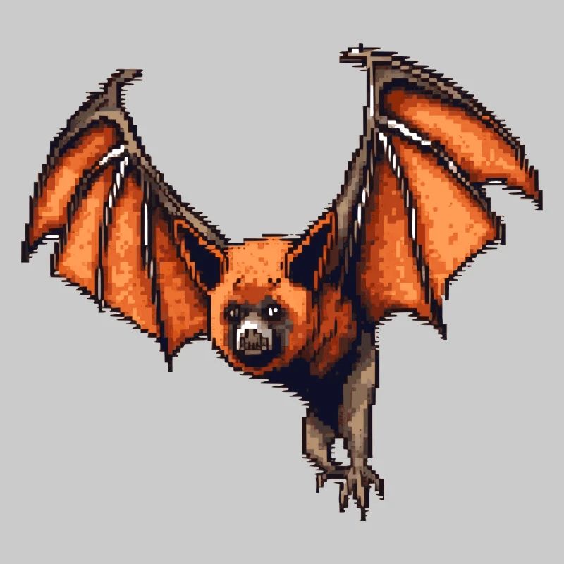 Flying fox dans de vieux graphismes rétro 16 bits