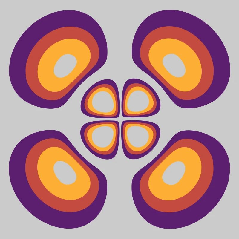 Probability density Hydrogen atom (4,2,1)