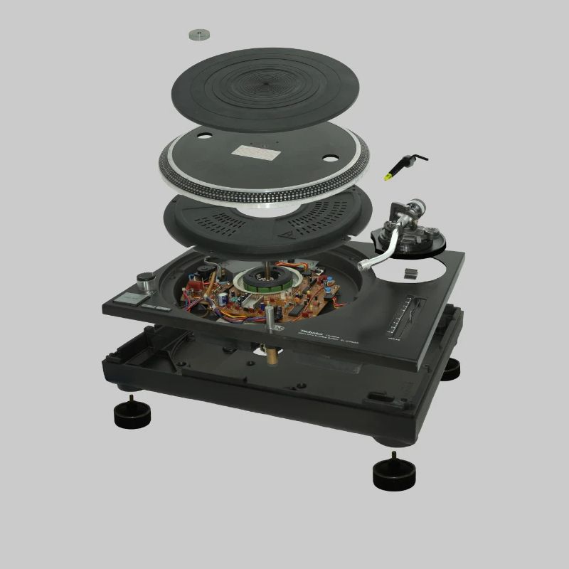 1210 MK2 DJ Turntable exploded