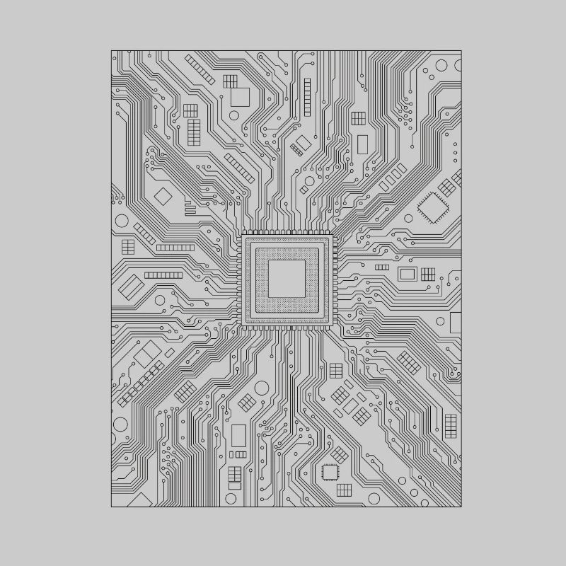 Circuit from the computer - board