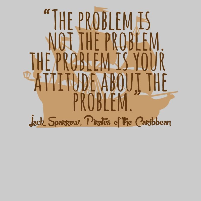 Problem is not the problem - mindset poetsy textin