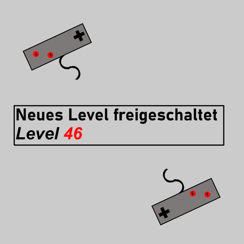 Geschenk Geschenkidee Geburtstag Gaming Level Up