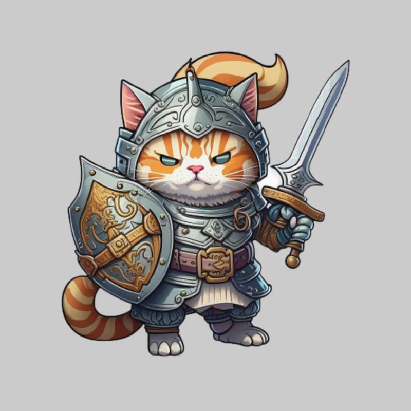 CHAT COURAGEUX