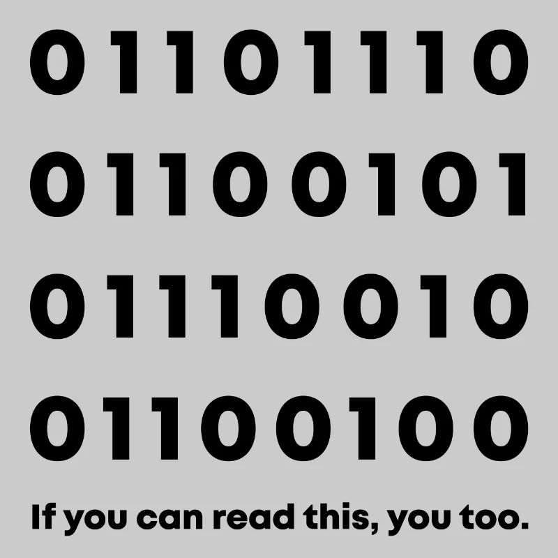Binärcode Nerd