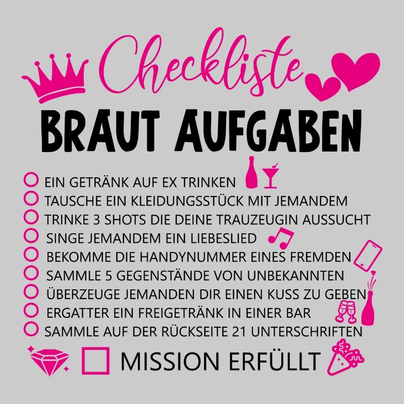 Checkliste braut aufgaben Geschenk Hochzeit Ehe