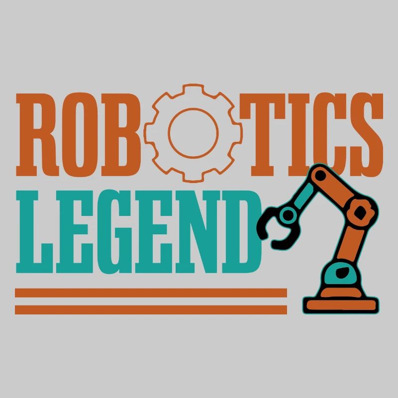 Robotics Legend Funny Robot Engineer