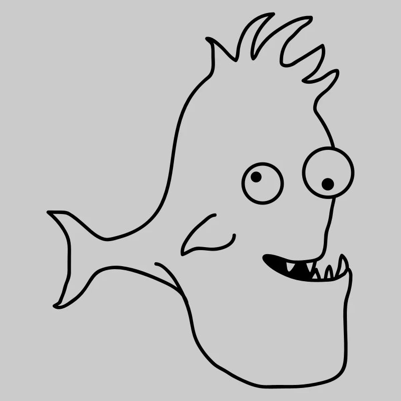 Stupid Crazy Comic Fish