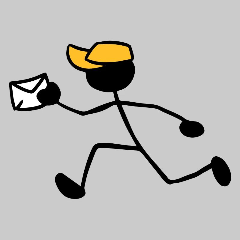 Postman Courier Letter Delivery Express Shipment