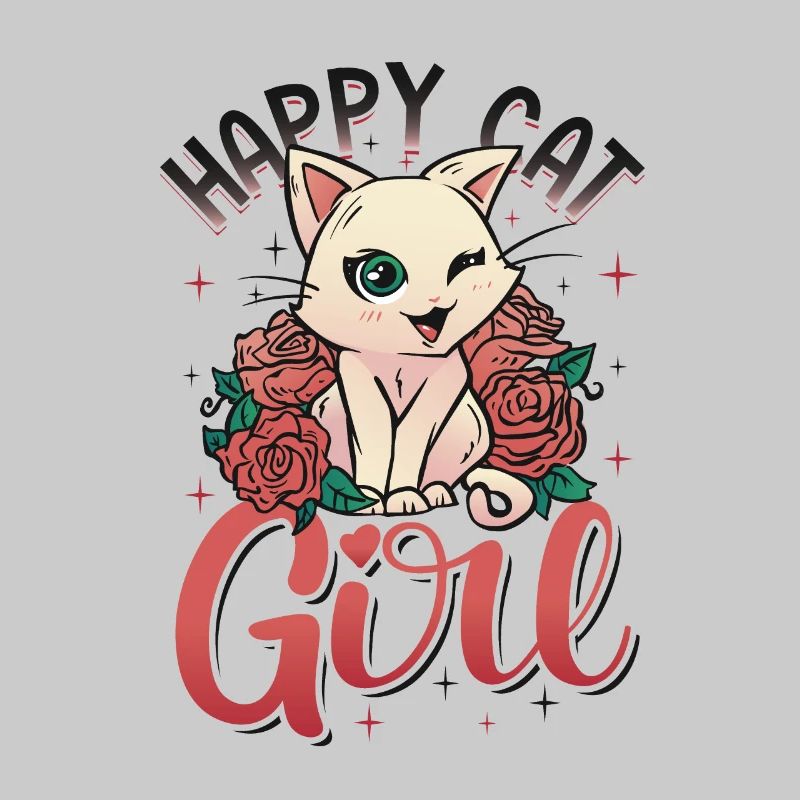 Chat chat heureux Chat Chaton