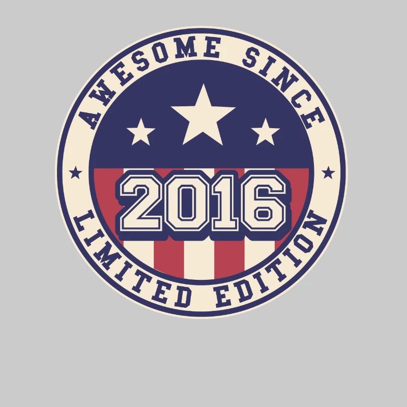 Awesome Since 2016 6e anniversaire