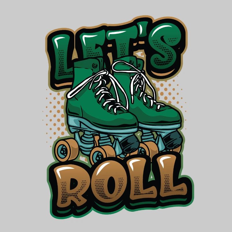 Let's Roll, Roller Blade Skating, Rollschuhläufer