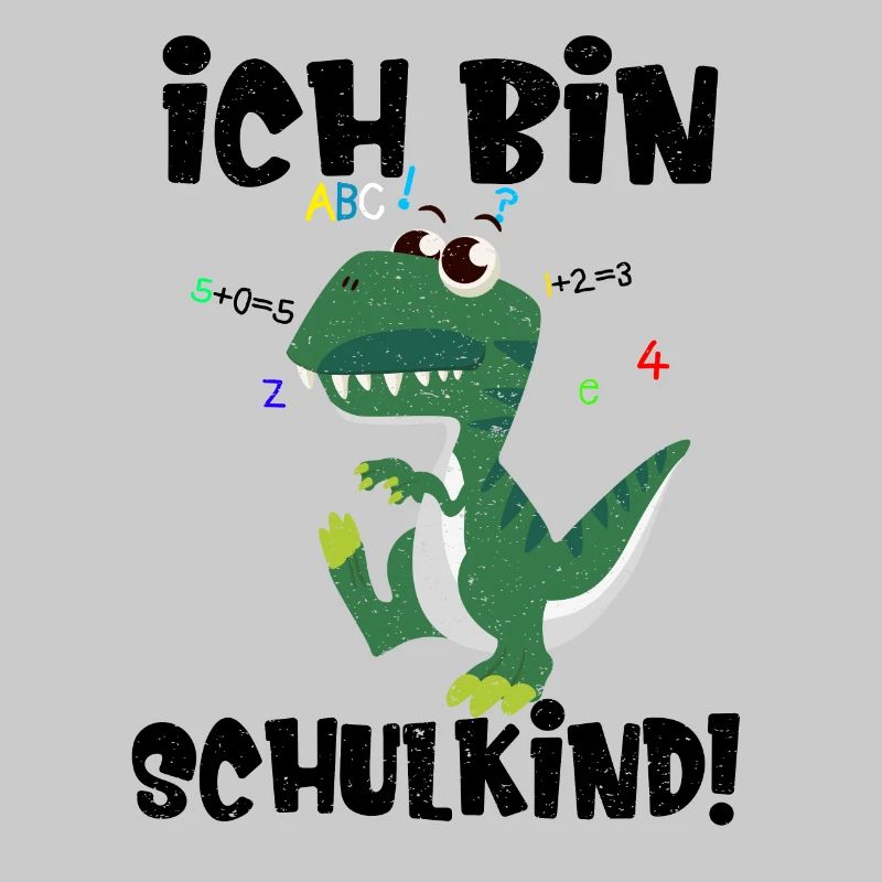 Schulbeginn Einschulung Dino Spruch Schulanfang