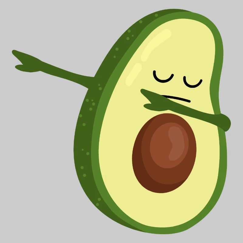 Avocado dabbing - dance of DAB - DAB dance - gift