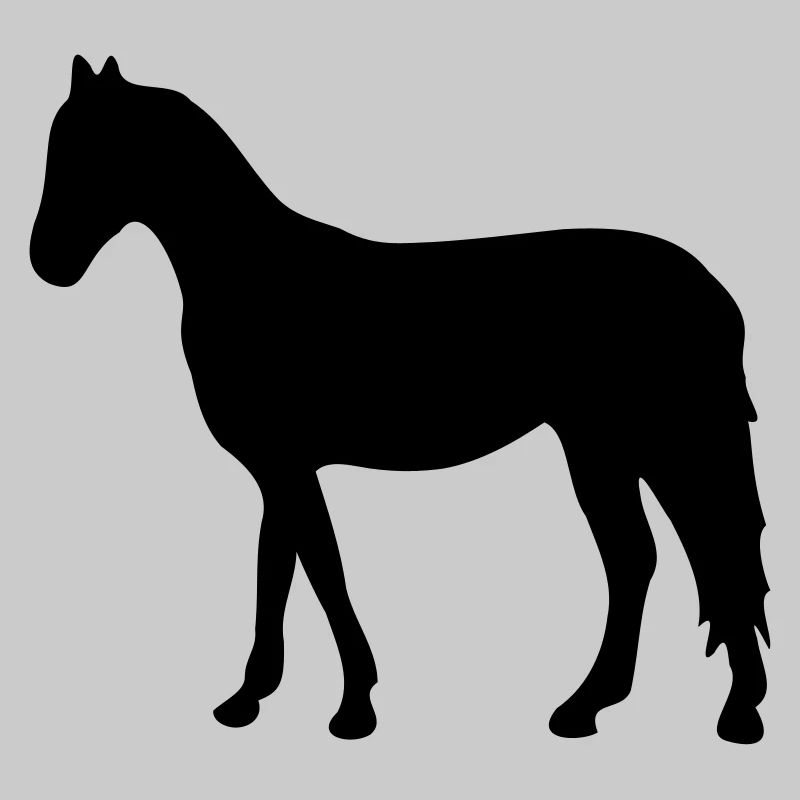 Stehendes Pferd