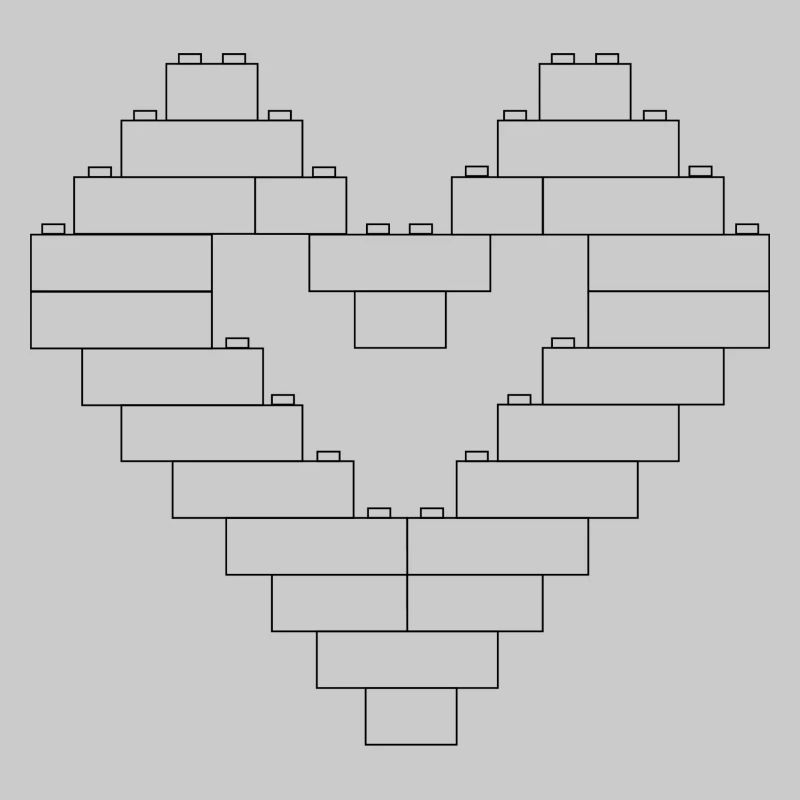 Blocs de coeur avec l’ouverture