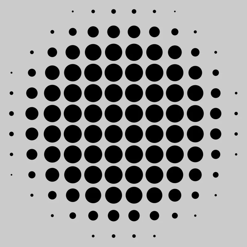 Halftone gift own design vector