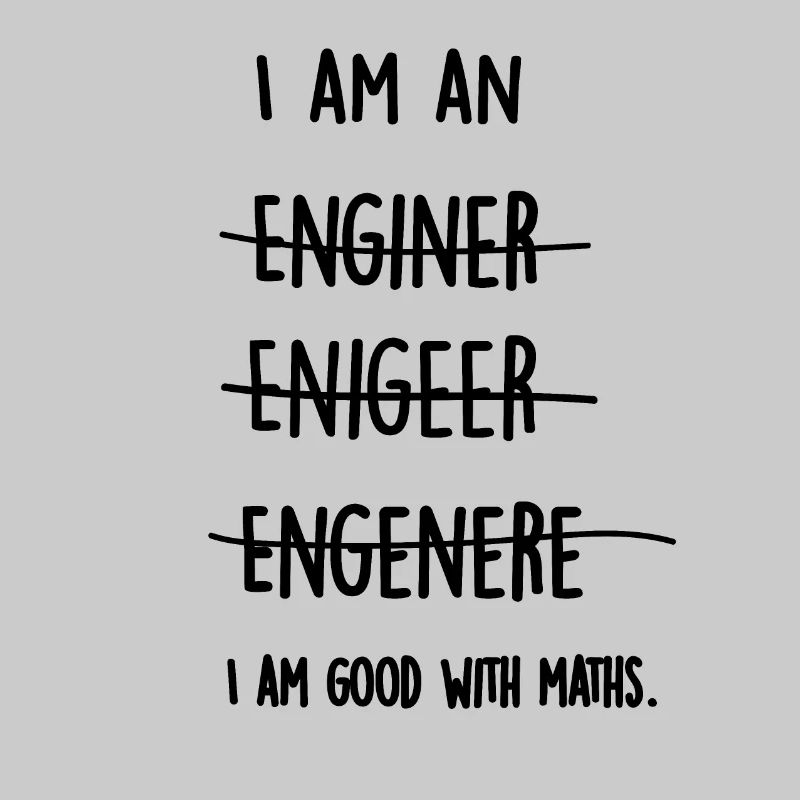 Funny engineer student math physics gift