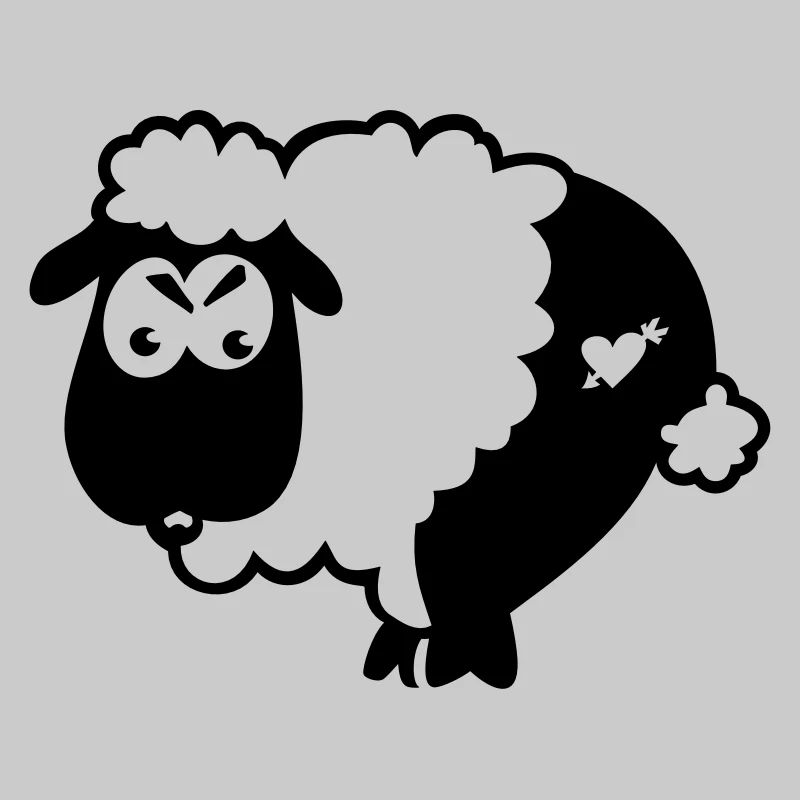 Half Shorn Sheep (1c)