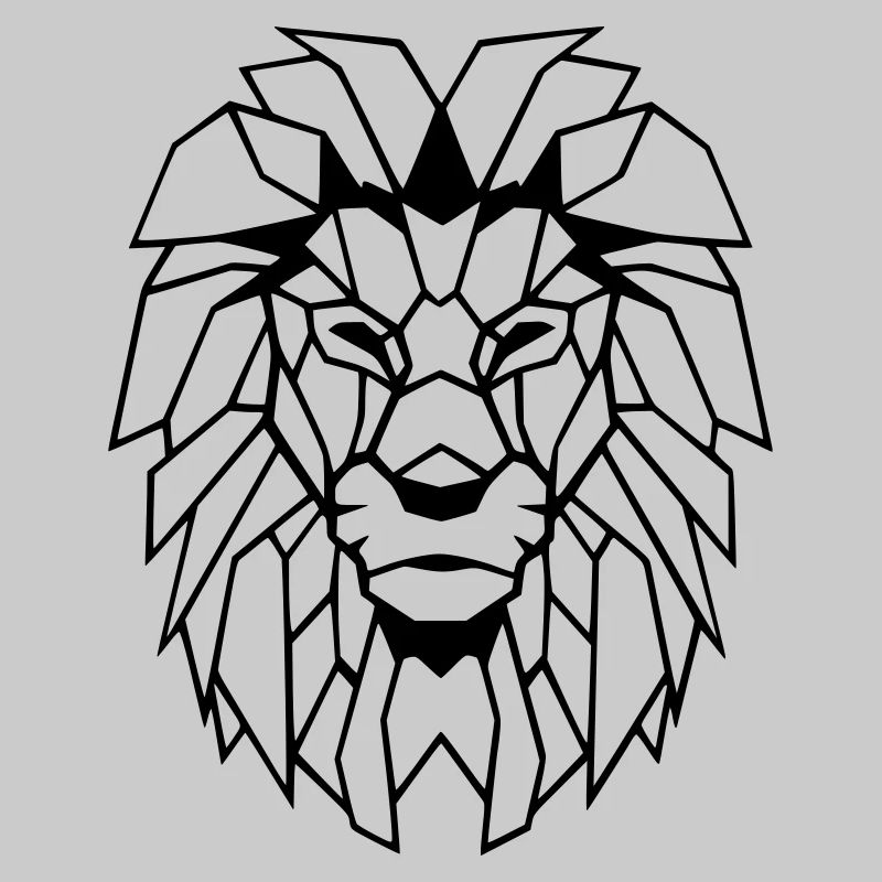 Dessin de polygone de lion