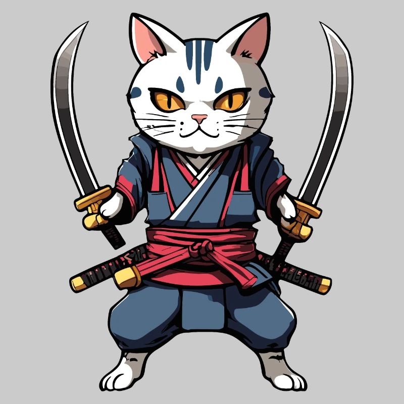 Chat samouraï #33