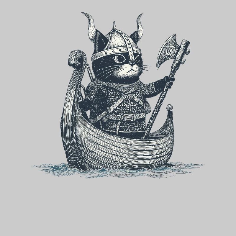 Wikinger Katze