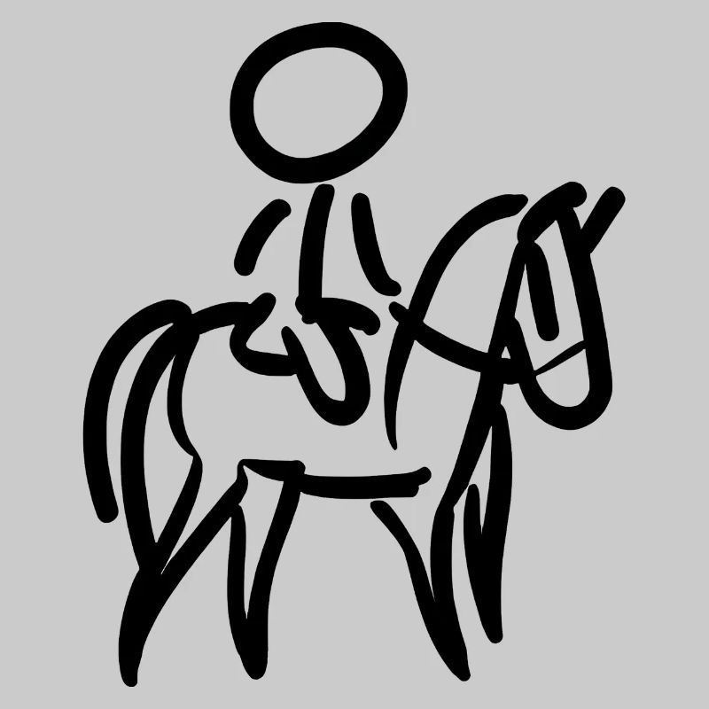 Cavalier sur Cavalier Minimalisme Minimaliste