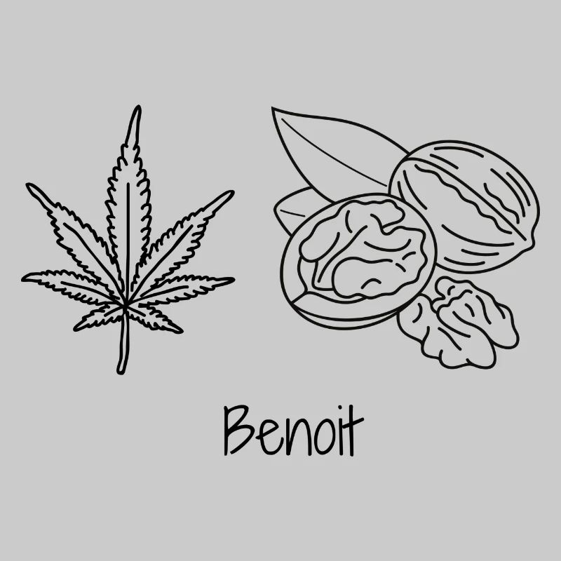 Rebus for the first name Benoit