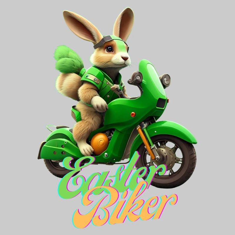 Easter Biker - The Easter Bunny becomes a biker