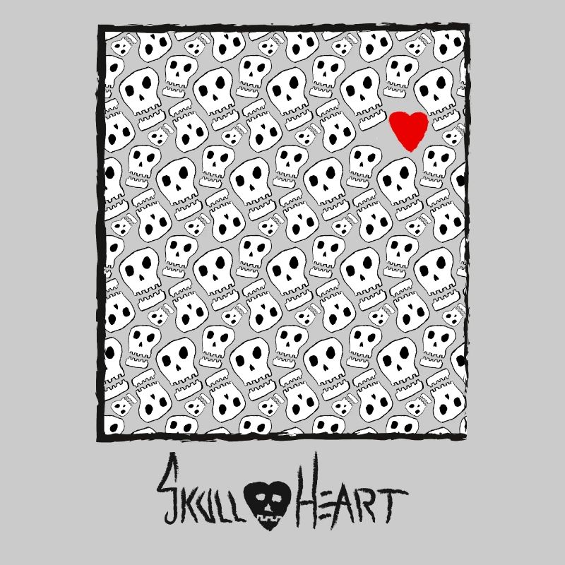 Skull Pattern SkullHeart