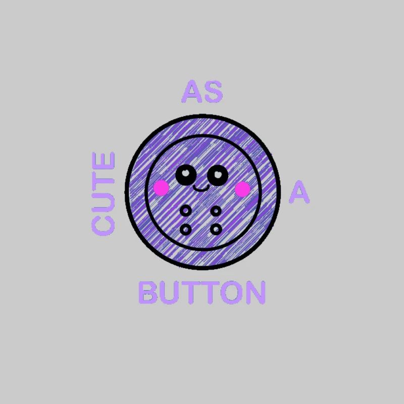 CUTE AS A BUTTON