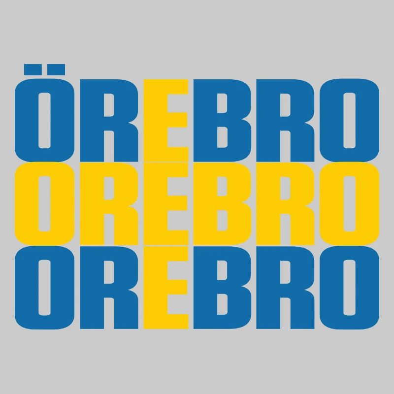 Örebro Suède Drapeau