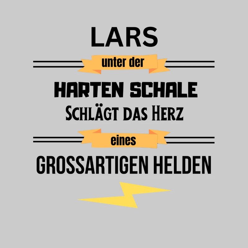 Lars unter harte Schale eines Großartigen Helden