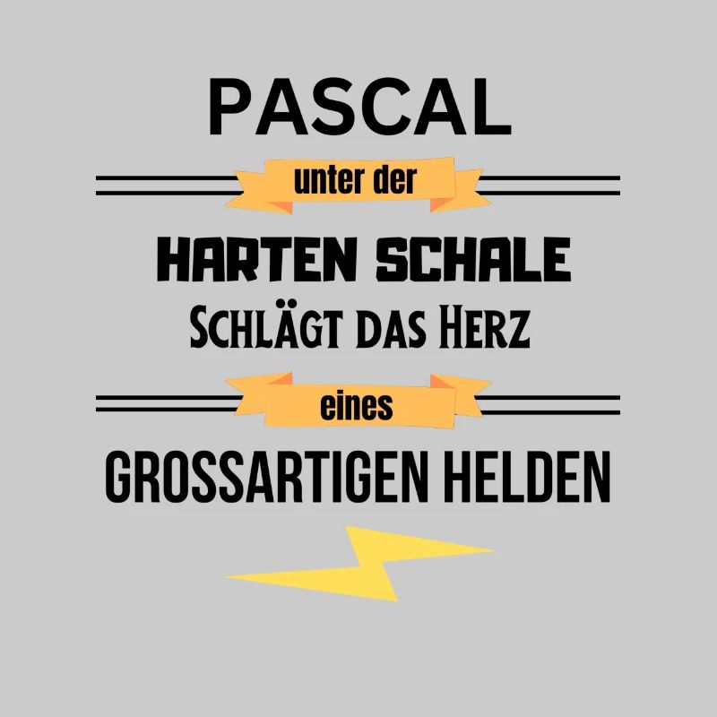 Pascal unter harte Schale eines Großartigen Helden