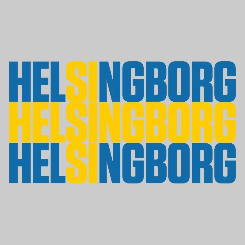 Helsingborg Suède Drapeau