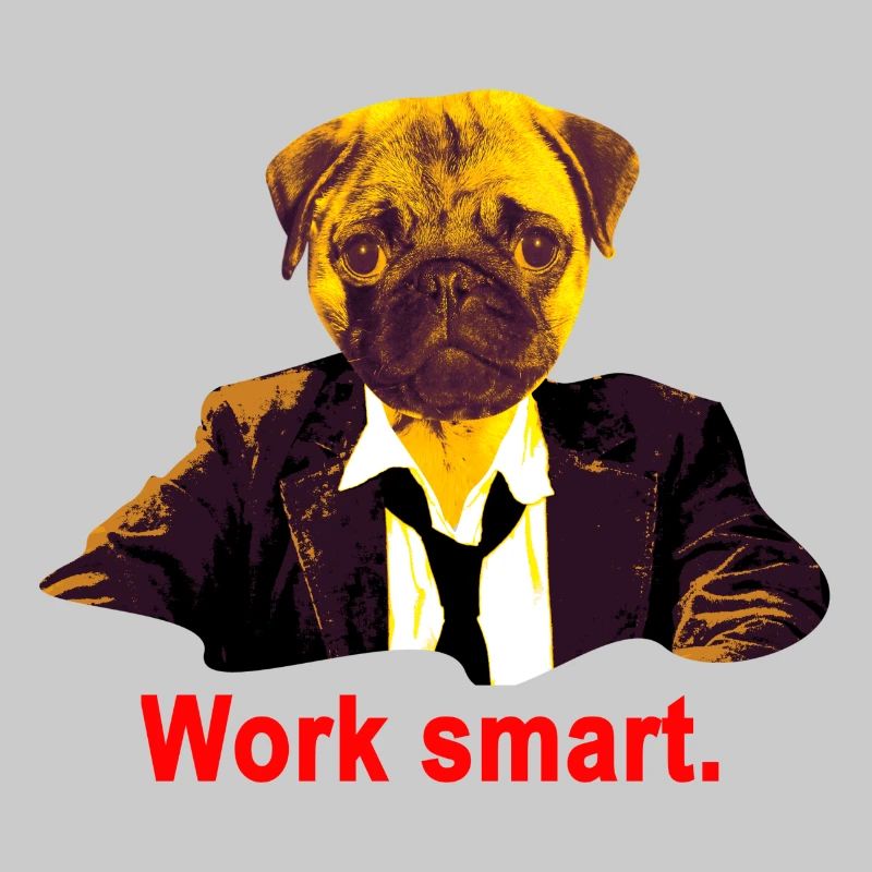 work smart pug