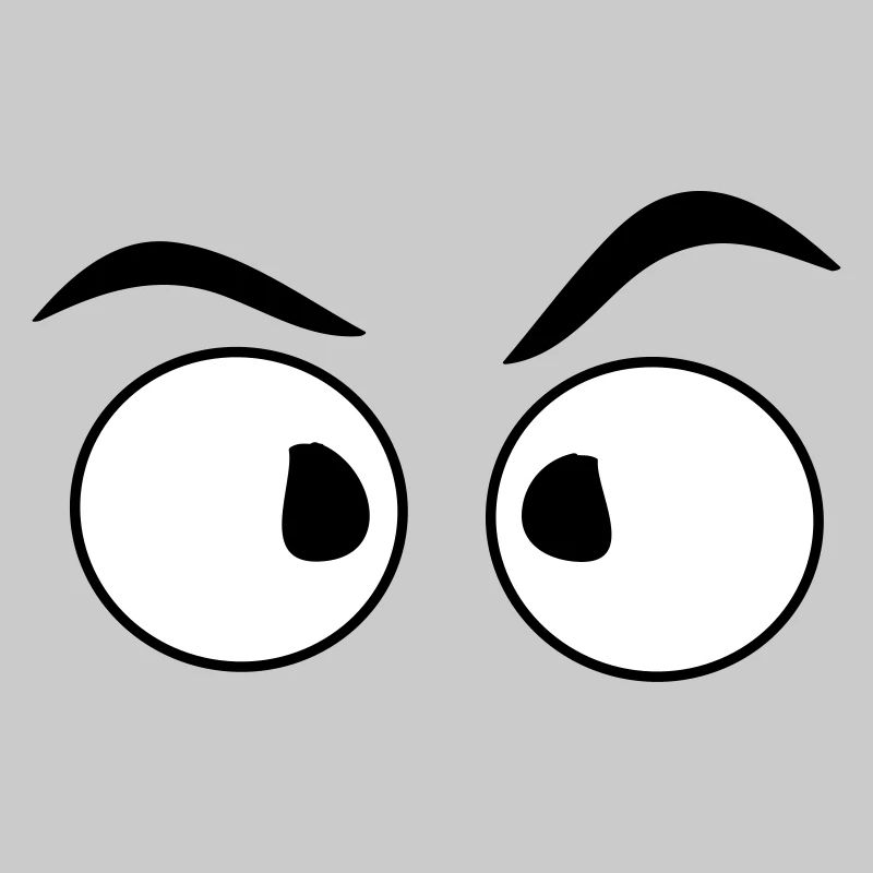 Funny eye comic style customizable