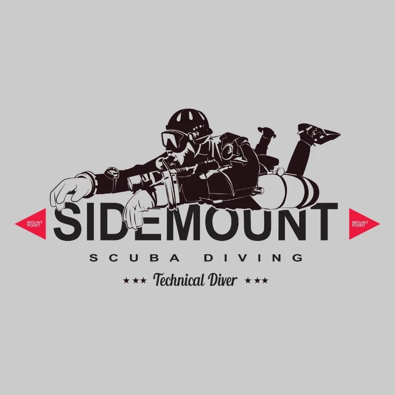 Sidemount Diver Tauchen Geschenk Tec Diving Höhle