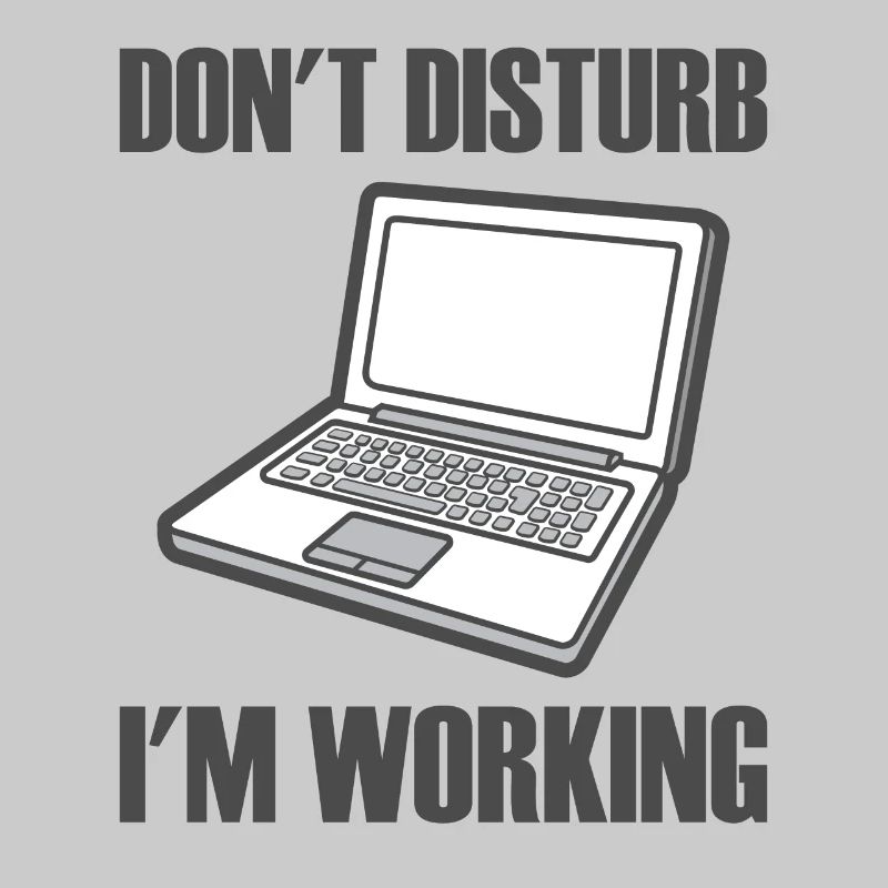 Laptop dont disturb in working