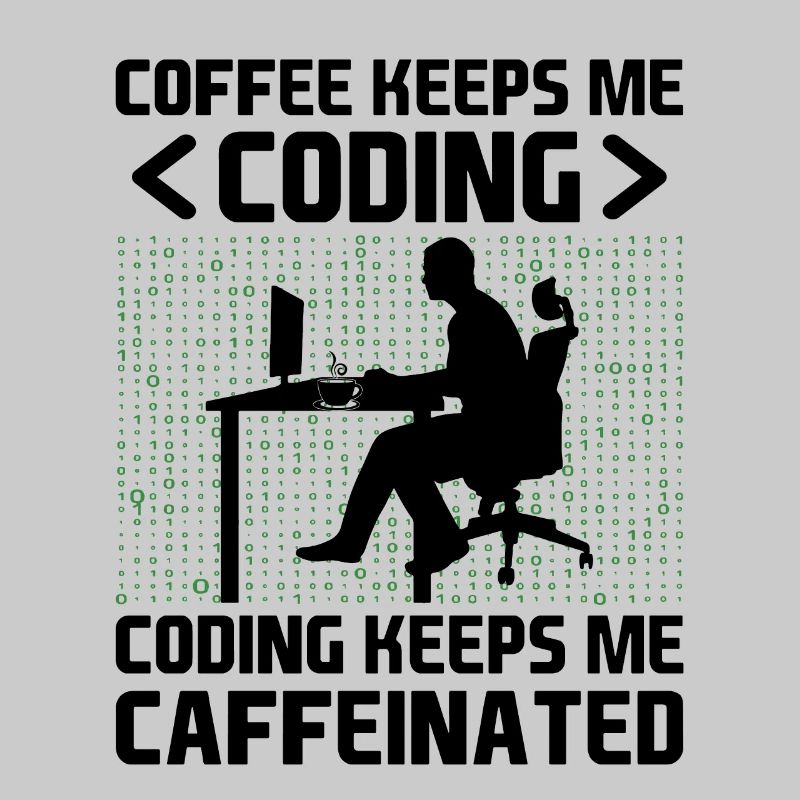 Kaffee-Codierung Programmierer Programmierer Entwickler Nerd Coff