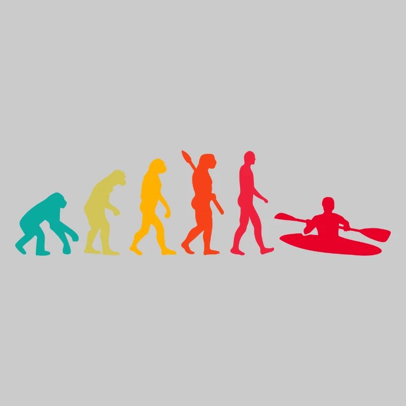 Evolution Graphic Kayaking Canoe Rowing Rower Padd